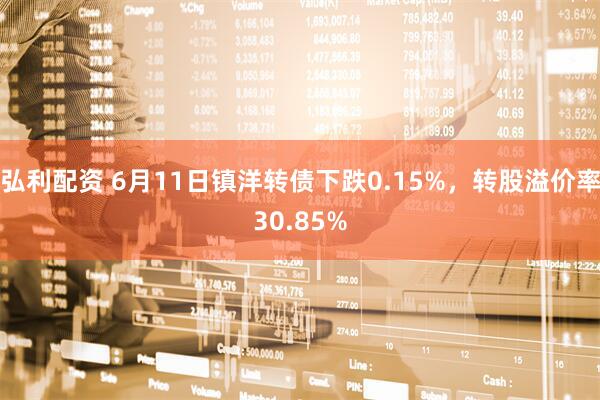 弘利配资 6月11日镇洋转债下跌0.15%，转股溢价率30.85%